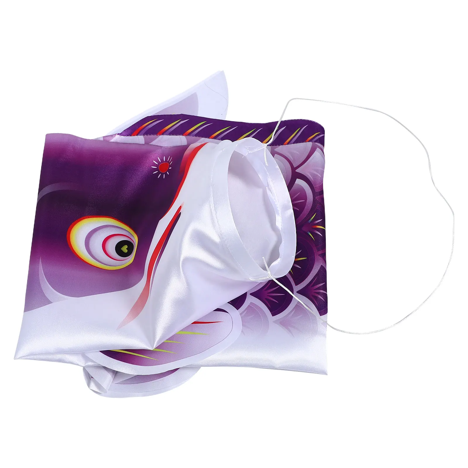 

Japanese Carp Windsocks Outdoor Flags Fade-Resistant Decorative Garden Patio Hanging Windsock Streamer Flags Fish Banner Cloth