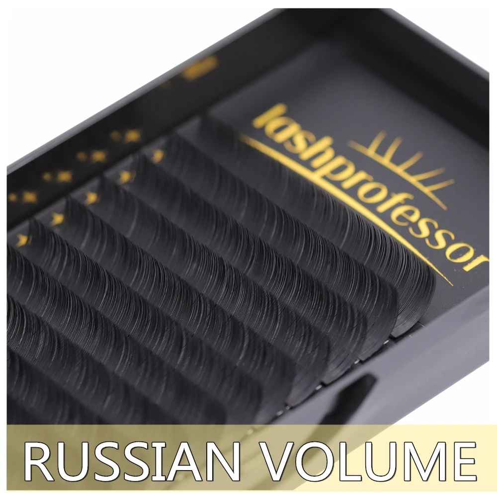 

Lashprofessor 16rows 0.03 0.05 0.07 Russian Volume Eyelash Extensions 6-20mm Normal Fanning Cashmere Individual Lashes Supplier