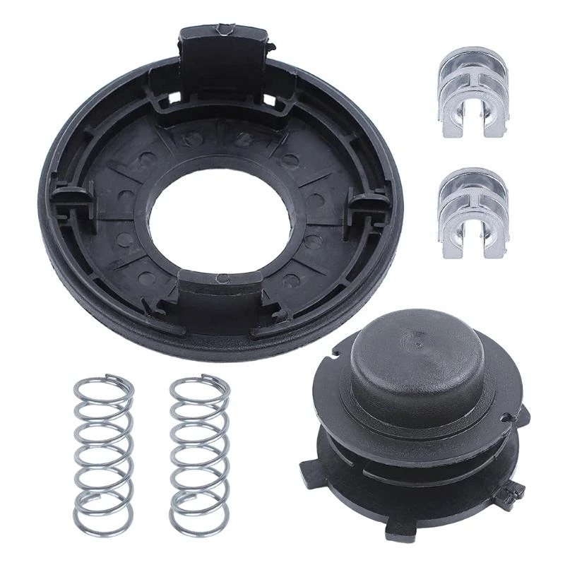  String Trimmer Replacement Parts Head Spool and Cover Cap 6 Pieces/set Durab