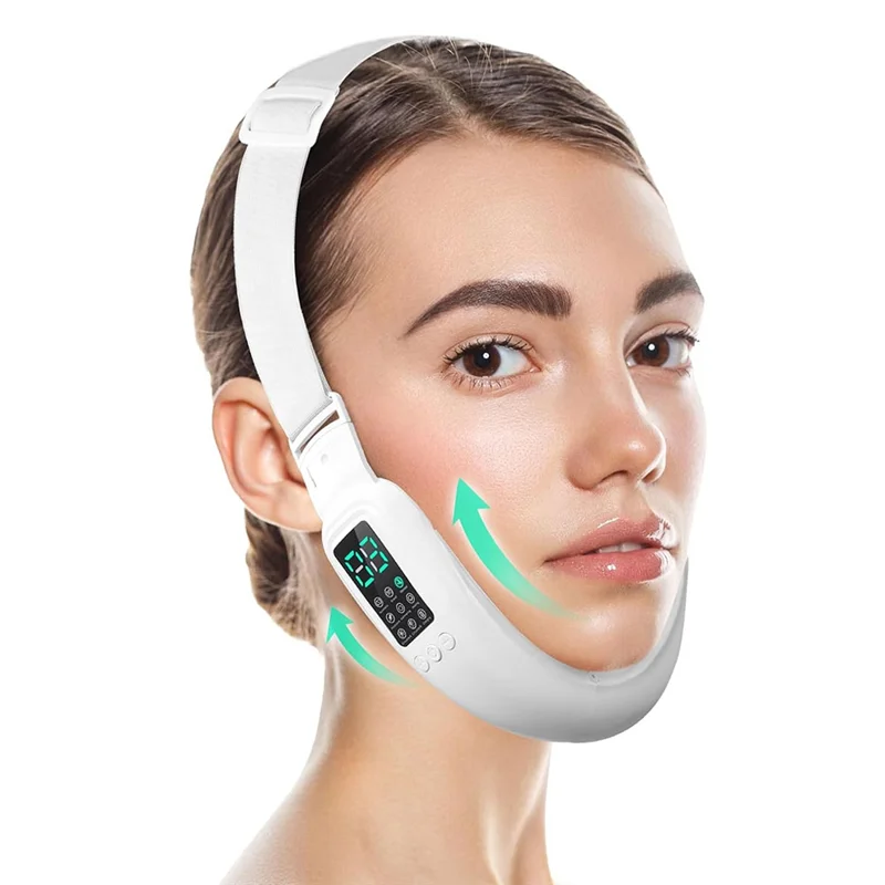 KEOL-Machine faciale électrique intelligente avec 8 Modes et 15 intensités réglables pour Double menton et Correction du visage en forme De V