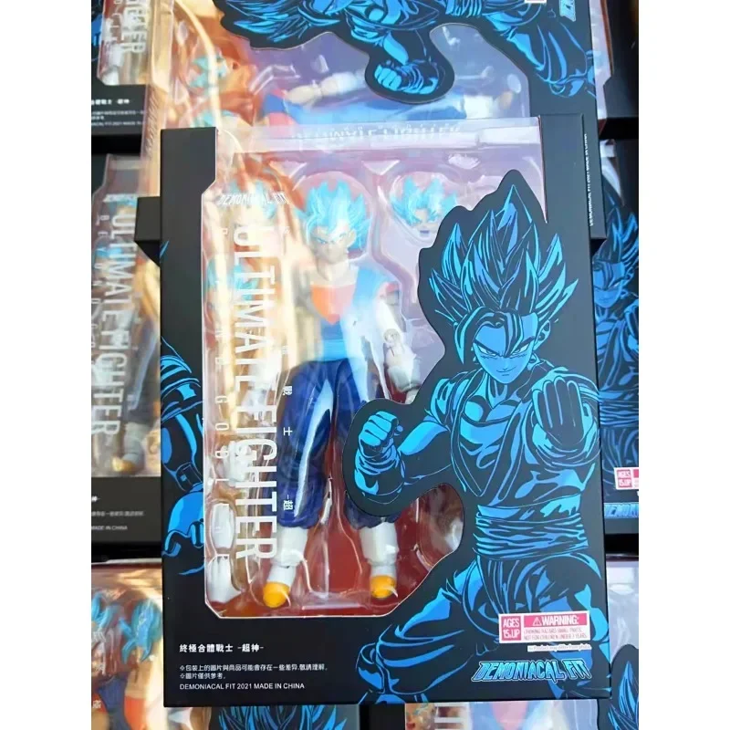 Demoniacal Fit Demonic Pact Movable Unyielding Martial Arts Dragon Ball SHF Blue-haired Goku 6-inch Movable Figure