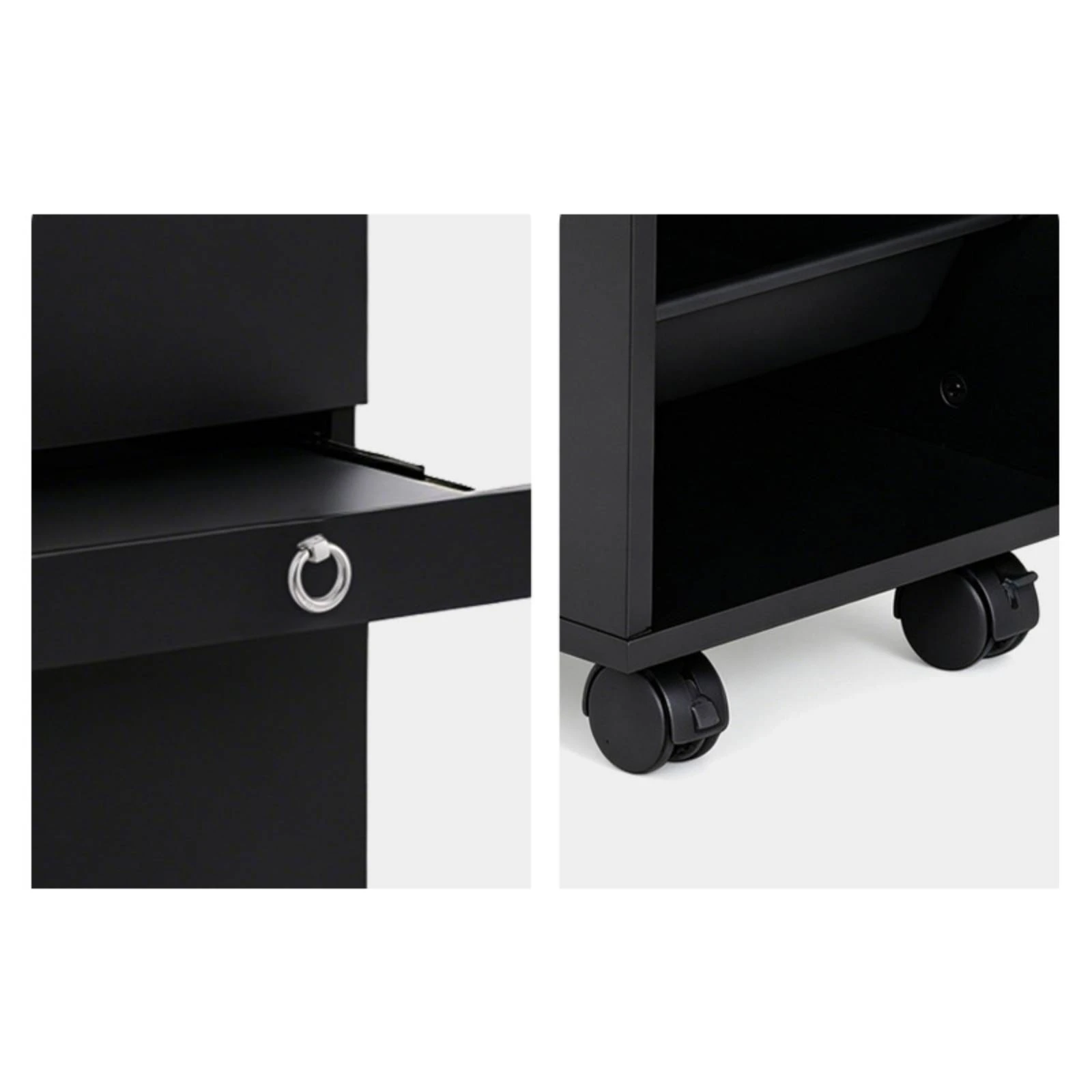 Salon Cabinet with Wheels Compact Salon Cabinet Furniture Heat Resistant Long-Lasting for Hairstylists, Hair Salons