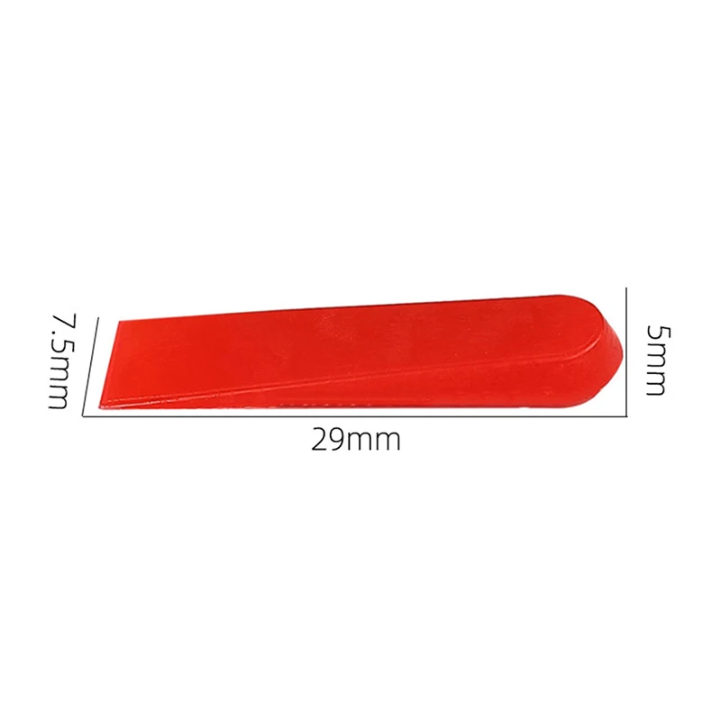 100pcs Red Wedges Ceramic Tile Leveling Gasket System Tiling Floor Wall Carrelage Tools Spacers Locator Leveler Level