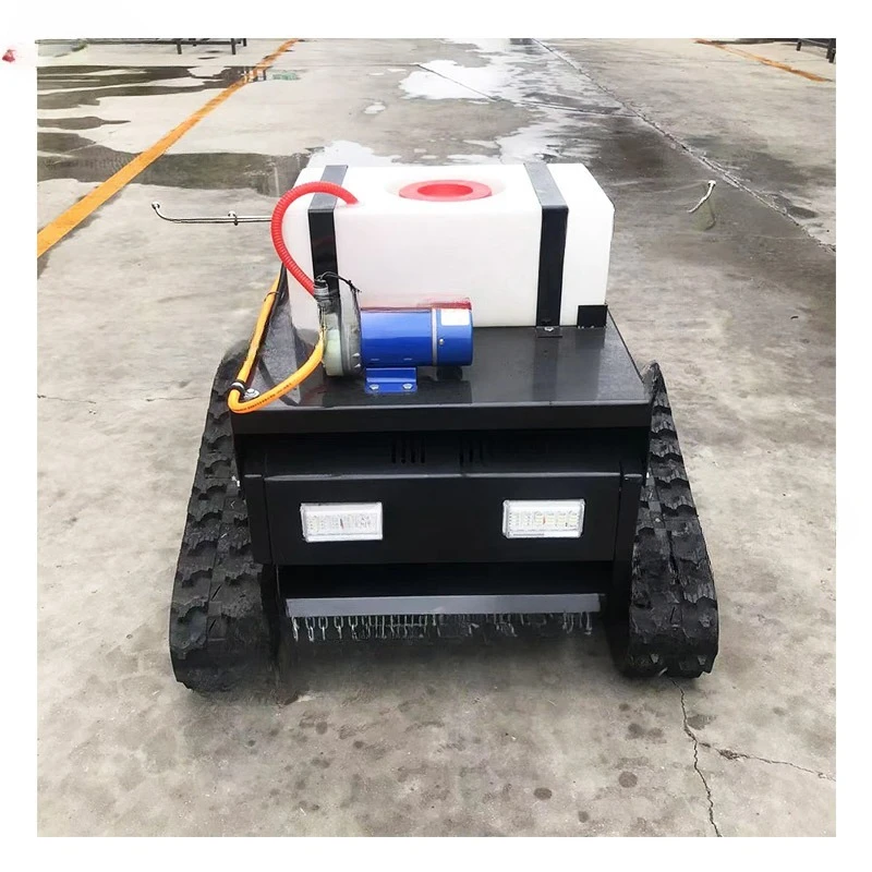 Orchard agriculture and forestry intelligent weeding equipment, vegetable greenhouse mowing and spraying machine