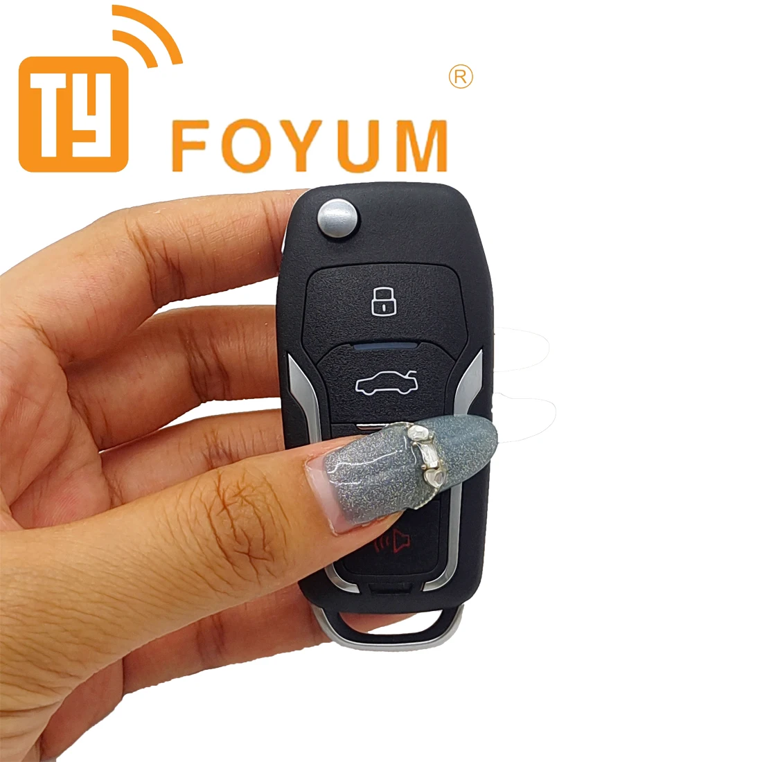 Cheap Price Face to Face Universal remote control FD 3 Button Folding Car Key Universal Multi-functional Remote Key