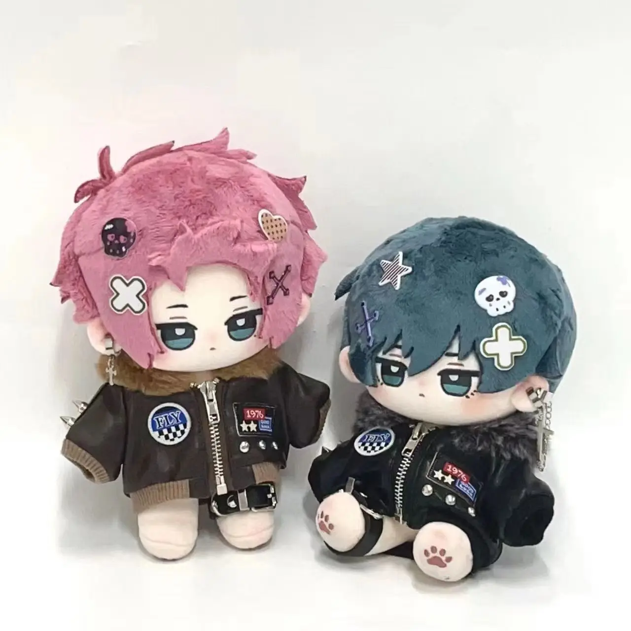 20cm Blue Lock Rin Itoshi Sae Itoshi Cartoon Attribute Cosplay Soft Plush Doll Body Dress Up Stuffed Plushie Toys Gift