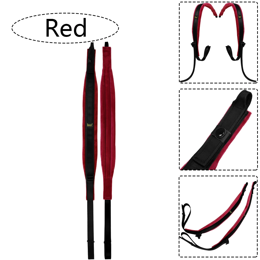 Irin 16-100 Bass Akkordeon Gurt verstellbar profession elle universelle Doppels ch ulter gurte Nylon Akkordeon Accessoires Teile – Detail 4