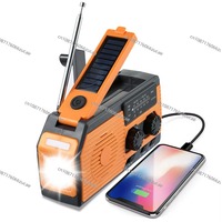 Solar Hand Crank Power Generation Emergency NOAA Radio 5000mah Power Bank Power Display
