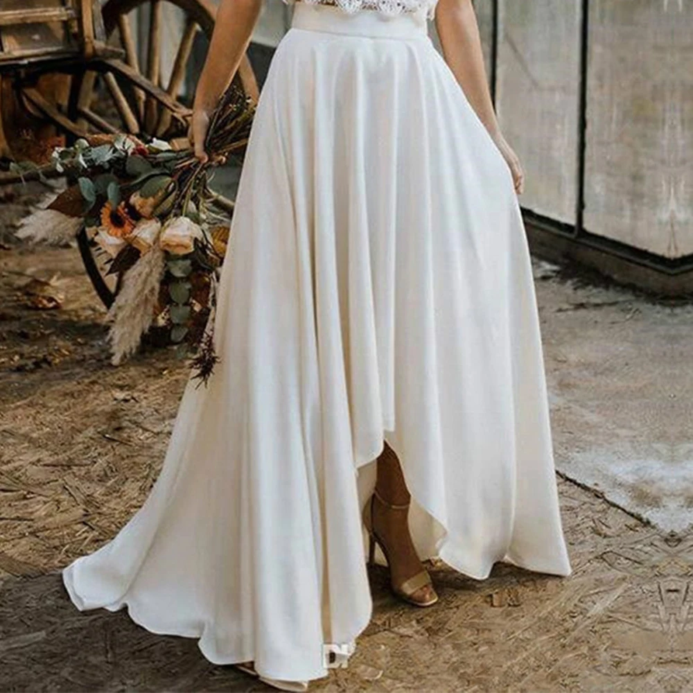 

Top Quality A-line Detachable Skirt Wedding Bridal Dress Separate Train Removable Train Bride Gowns Detachable Train Court Skirt