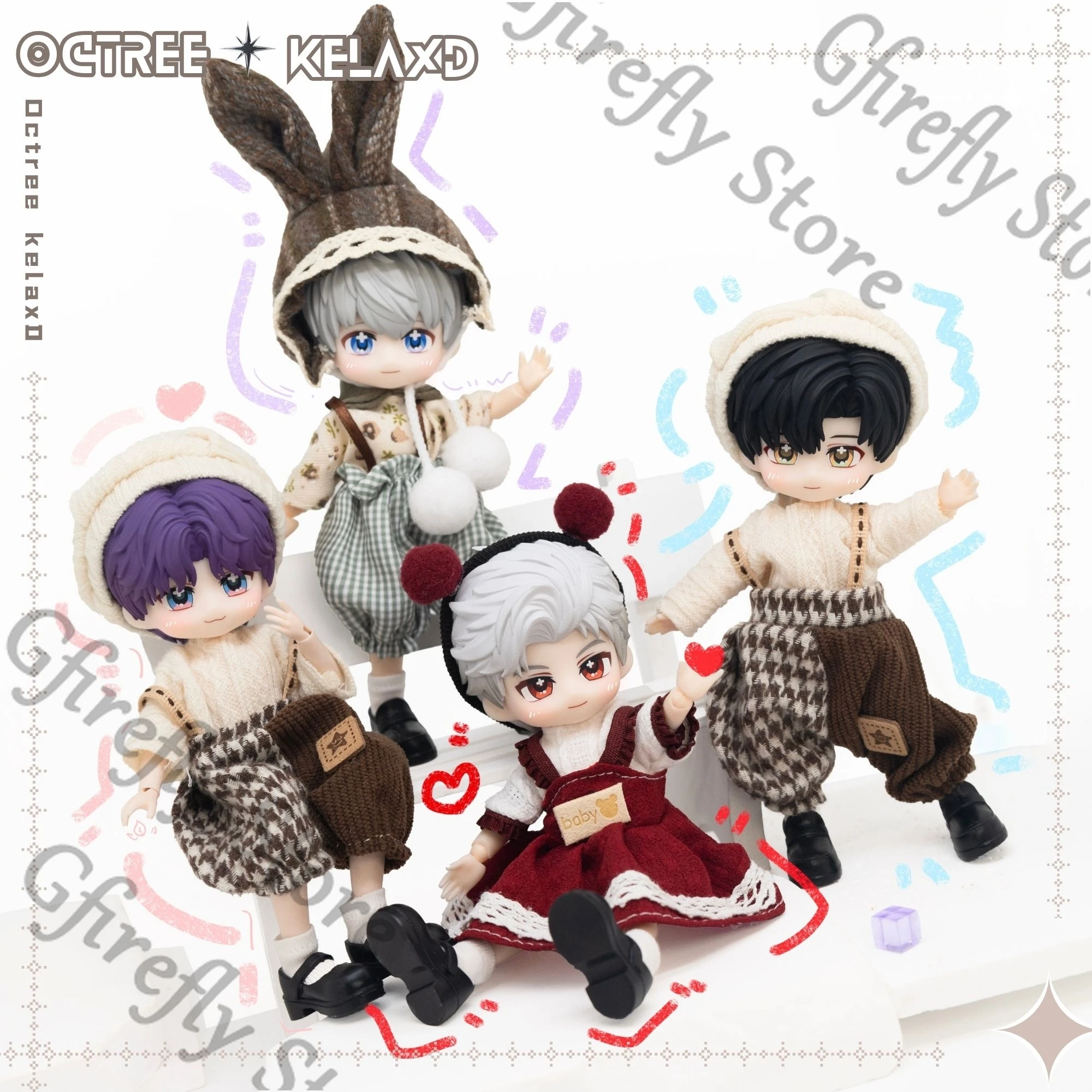

Love and Deepspace Puppet Clothes Emboitement Maumet Garment Reloading Cosplay Suit Clothing Cute Q Version Gift