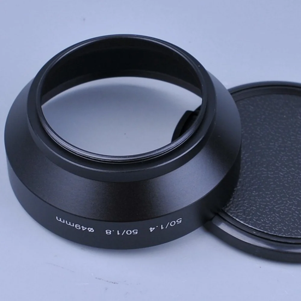 

Lightweight Metal Camera Lens Hood for Takumar 55F1.8 for Canon EF 50F1.8 for Olympus 50F1.8 Hood Lens Cap Replaces Accessories