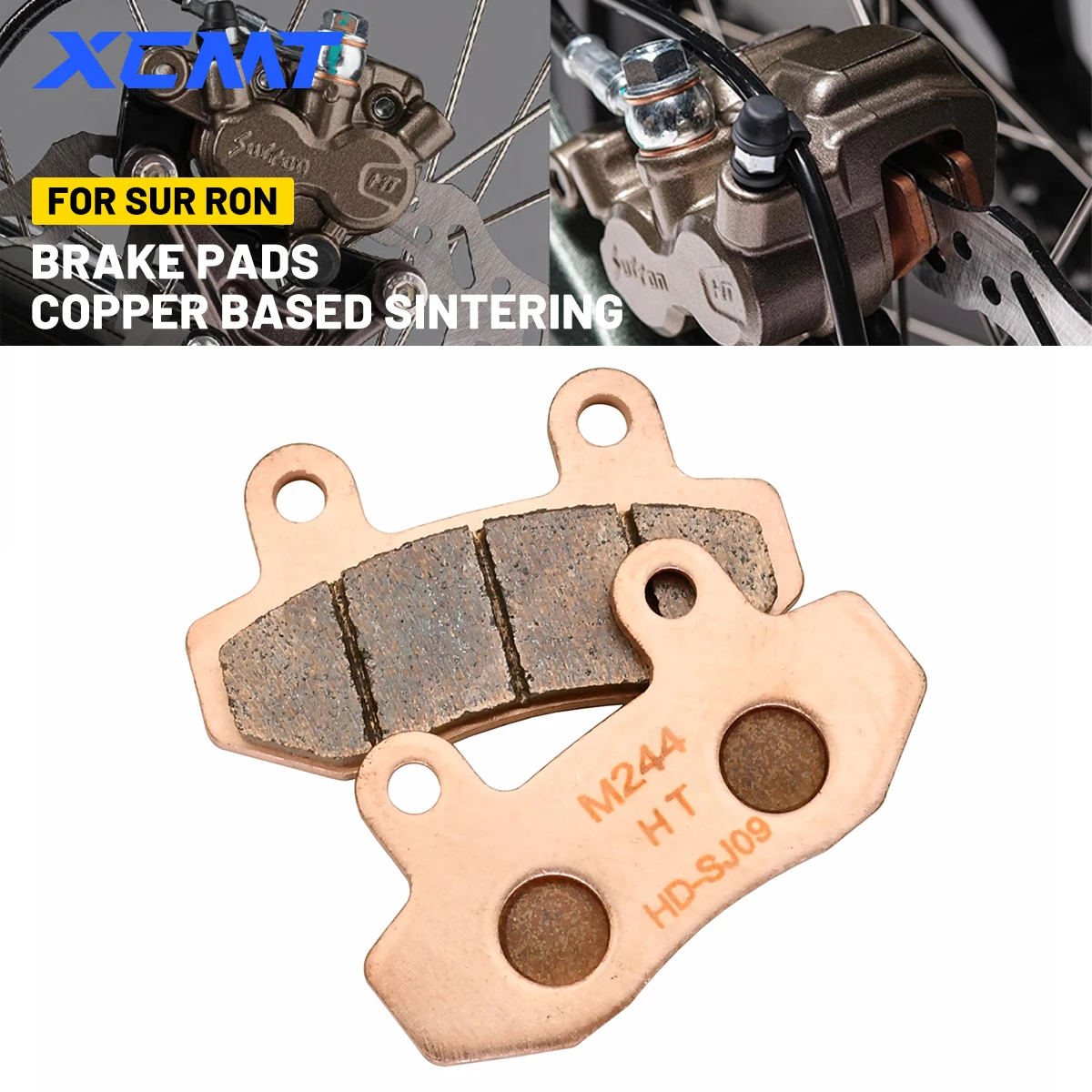 For Surron Ultra Bee Front Rear Brake Pads Electric Motorcycle Accessories OEM Original Copper Based Sintering Enduro Dirt Bike