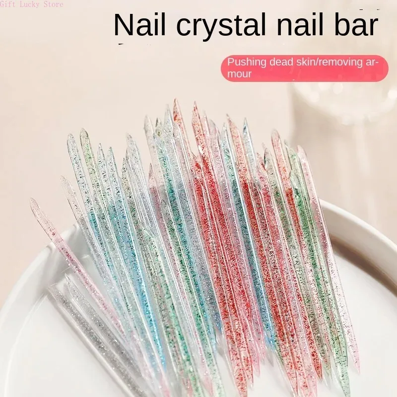 

Crystal Handle Nail Art Dotting Pen Rhinestone Applicator and Wax Tool for 3D Gem Decoration Manicure Kit Set nail supplies