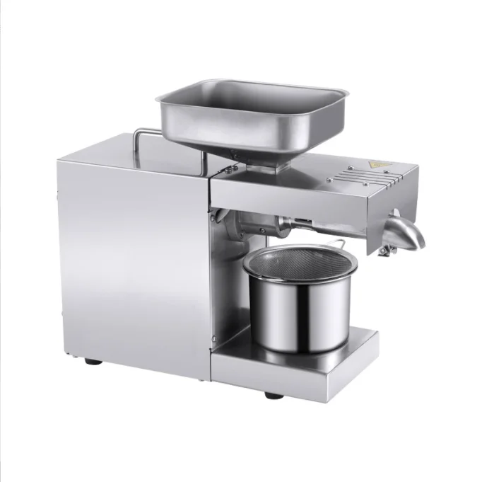 ZY-22A High Quality Mini Peanut Sesame Soybean Olive Walnut Oil Cold Hot Press Machine Semi-Automatic Oil Extractor For Home Use