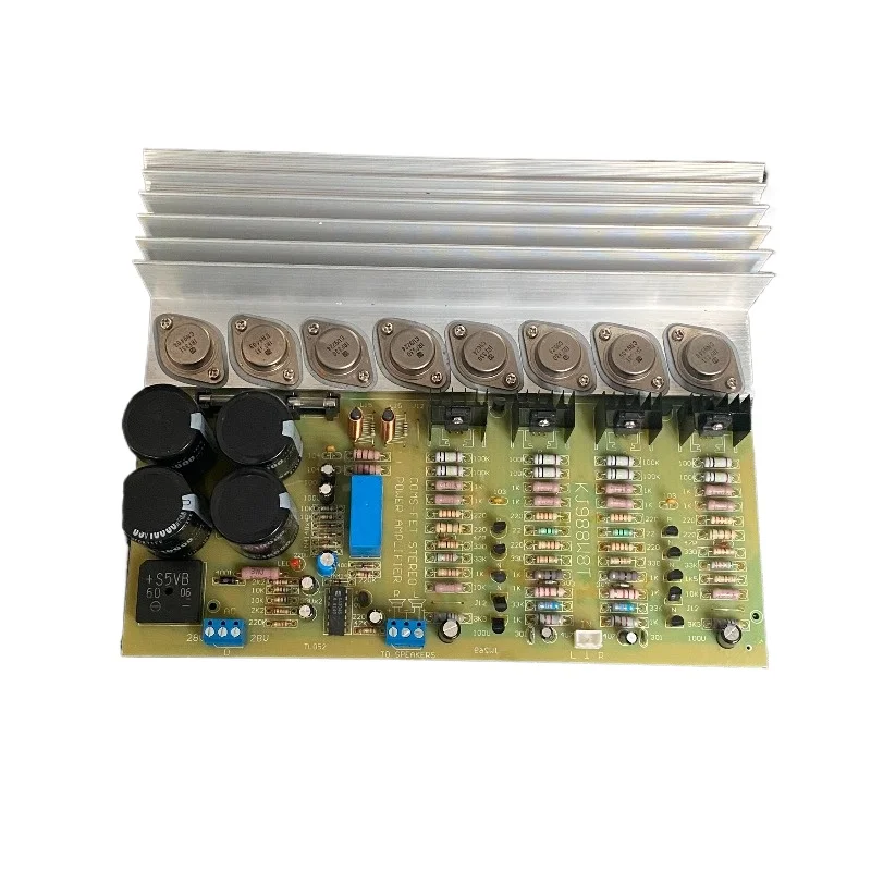 Disassembling gold-sealed field effect transistor, high-power 2.0 power amplifier board, two-channel
