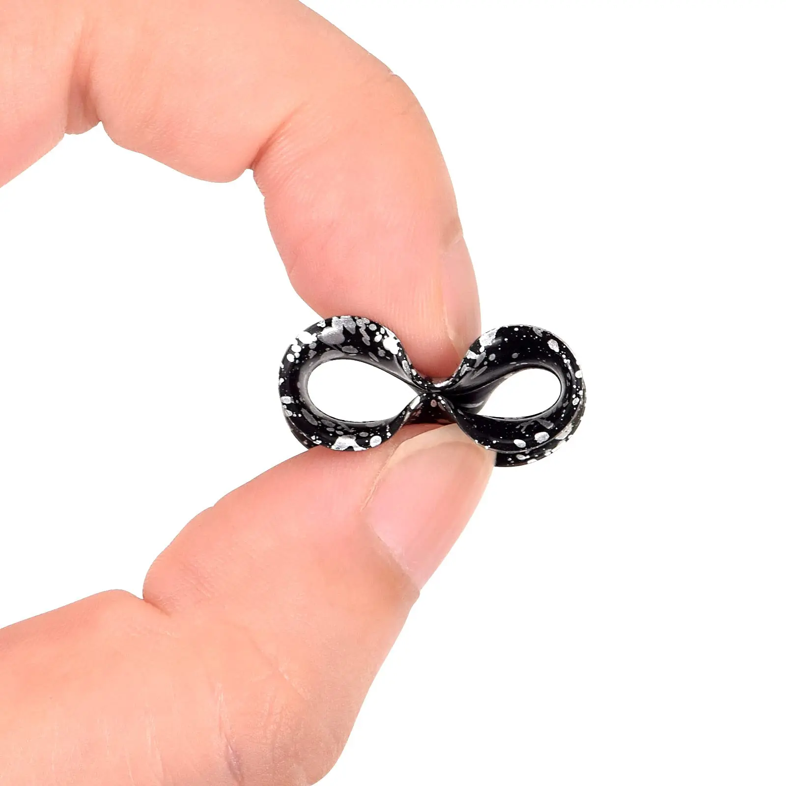 4 Pairs Soft Silicone Flexible Flesh Tunnels Ear Skin Gauges Stretchers Expander Double Flared Hollow Body Piercing Jewelry Set