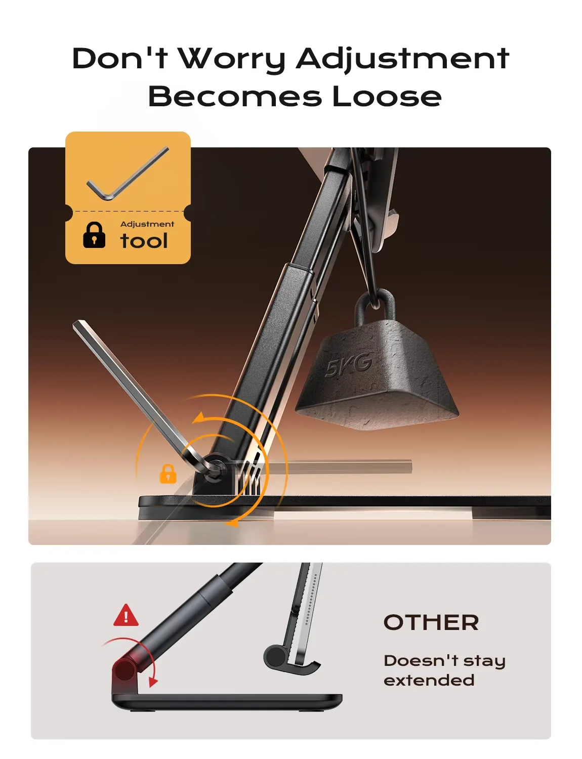 Lisen-調節可能なタブレットスタンド,デスクマウント,怠惰なアームモニター,ベストセラー製品