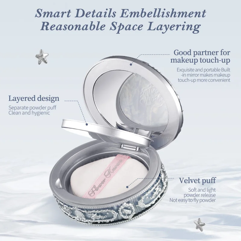 Flower Knows Shell's Jewel Collection Baked Setting Powder