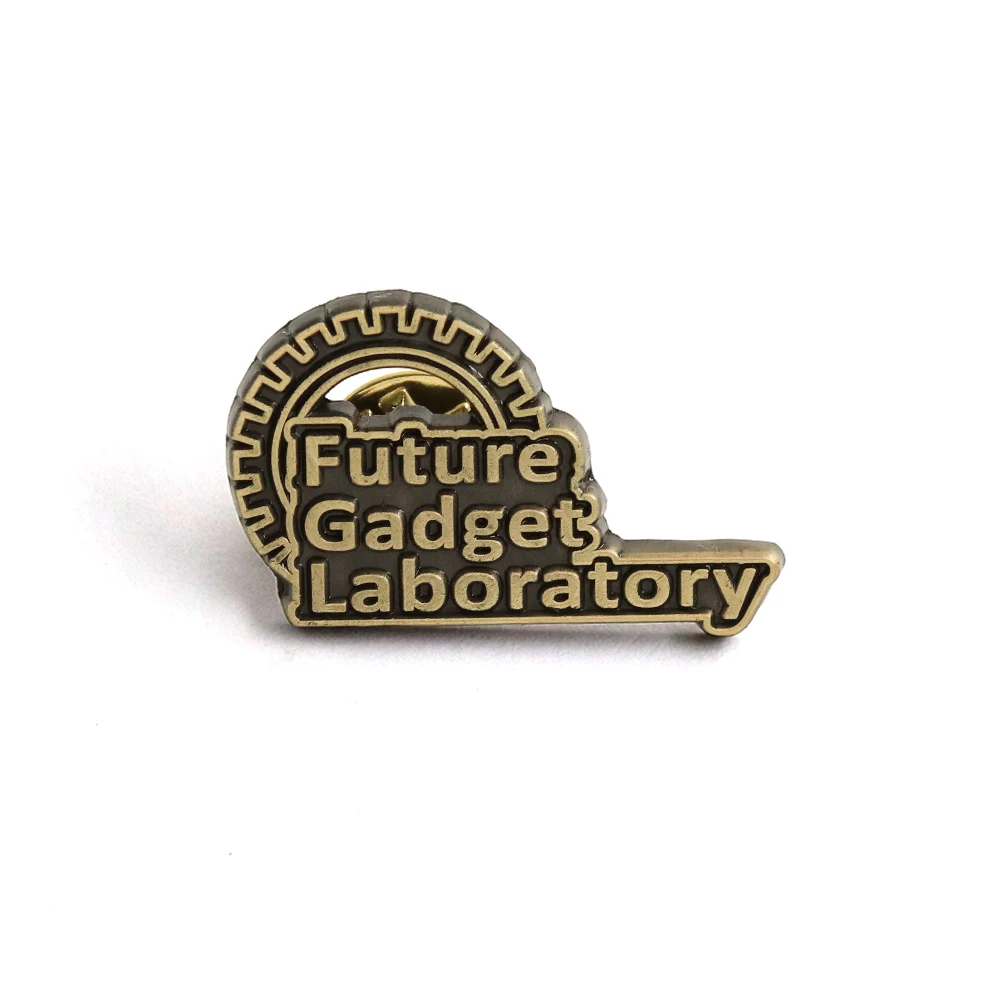 Future Gadget Laboratory Badge Steins;Gate-Logo Lapel Pin Sci-Fi Game Animation Peripheral Vintage Jewelry Gamer Fan Gifts