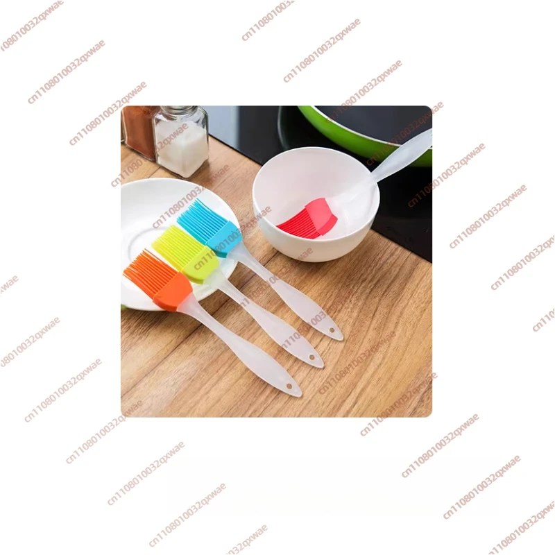 One Random Color, Silicone Oil, Household Seasoning Brush Split Oil Brush Kitchen Food Greasing Brush Barbecue