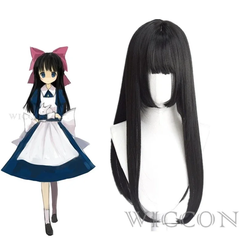 Anime Mad Father Aya Drevis Cosplay Costume Dress With Wig Maid Uniform Red Bow Headwear Halloween Uniform Outfit Custom Siz@0Z*