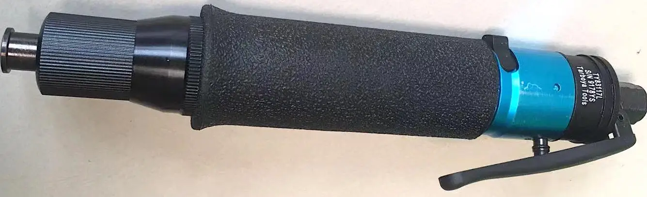 1/4" Professional 1,700 RPM , 4.5 Nm Air Shut Off Magnetic Screwdriver Auto Stop Lever Start. One-hand reverse button precision