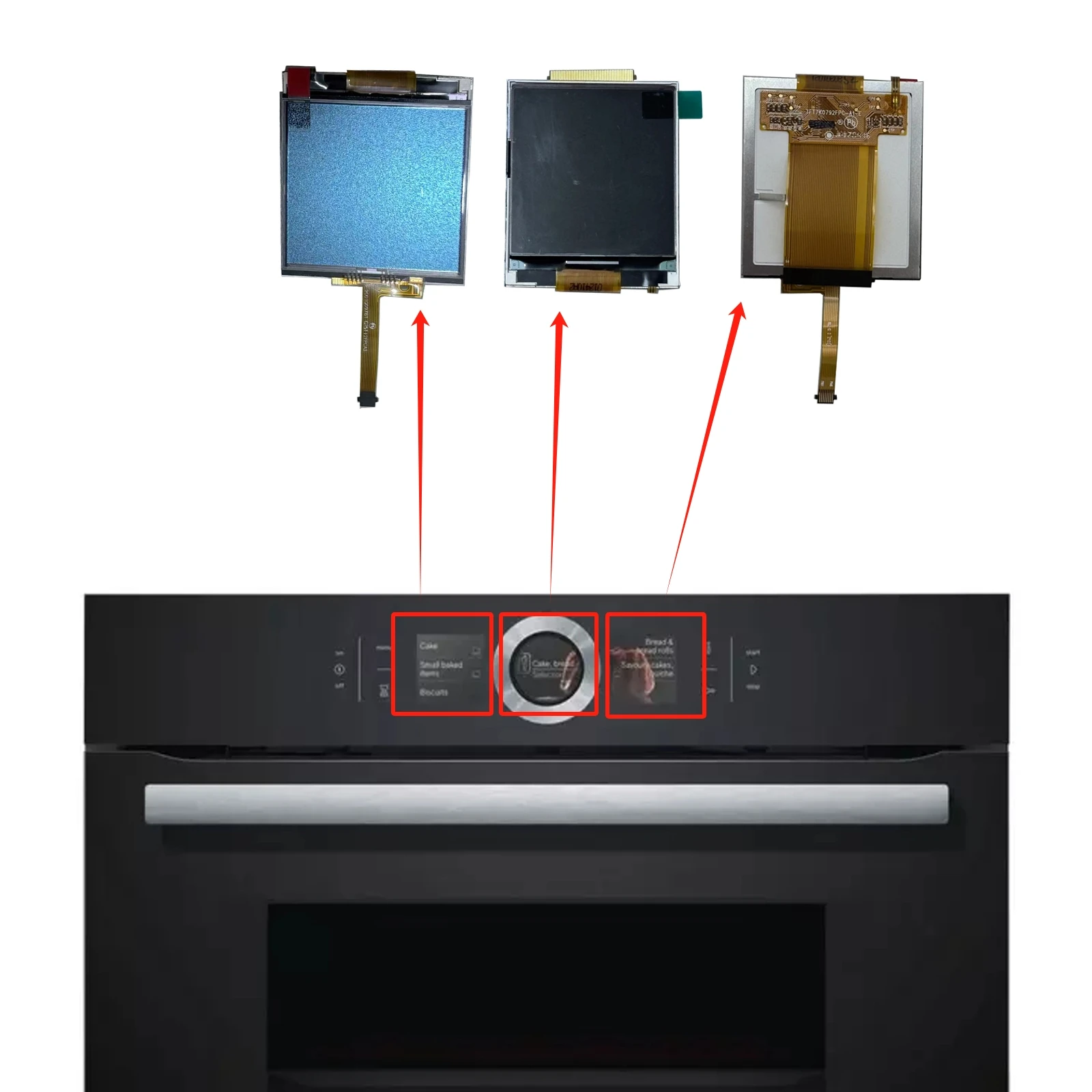 New Original Screen Display for Bosch CMG656BB CMG656BS CMG656RS1 CMG6764 CMG676BB CMG676BS CMG676BW Series 8 Oven Replacement