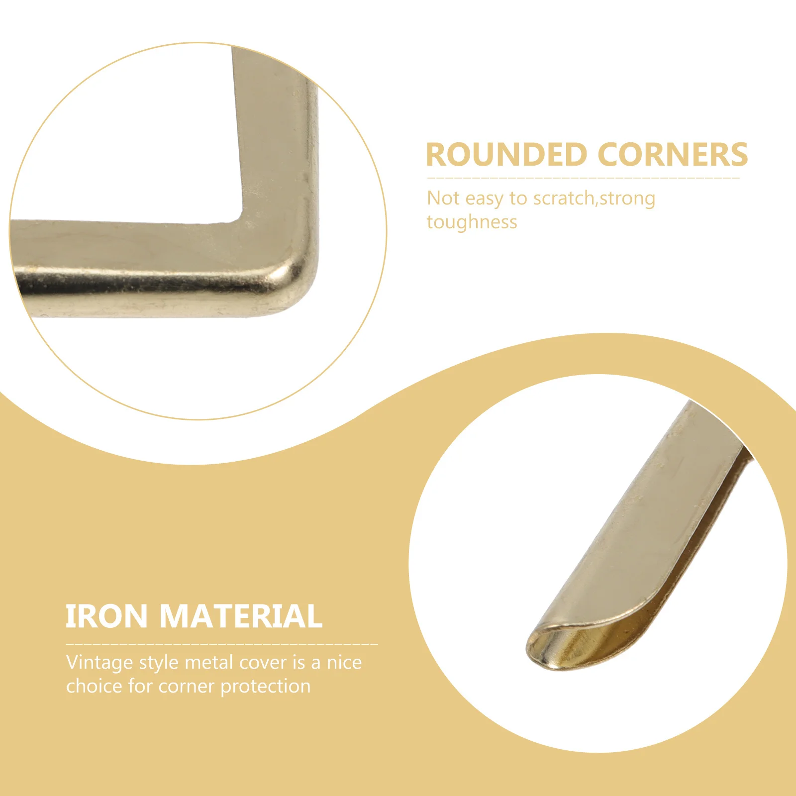 50 pçs metal livro canto cobre vintage para caderno álbum scrapbook canto capa protetora livro fornecimento artesanato