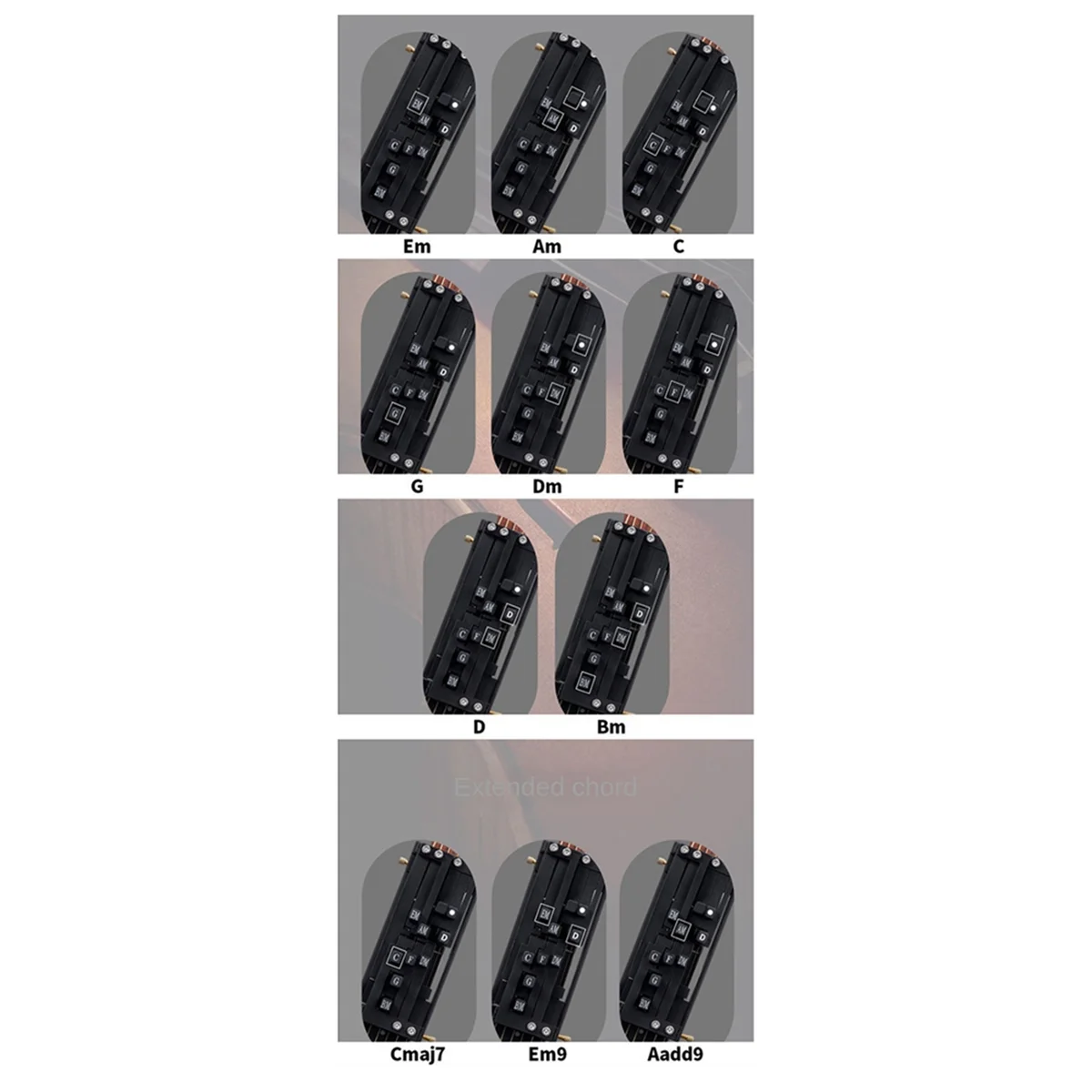 

Chord Machine, Guitar Auxiliary Artifact,Chord Practice New Black