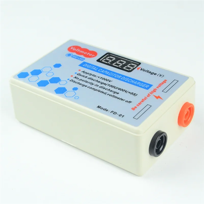 ABFI 1000V Digital Capacitor Discharger High Voltage Discharging Tool Digital Capacitor Discharger