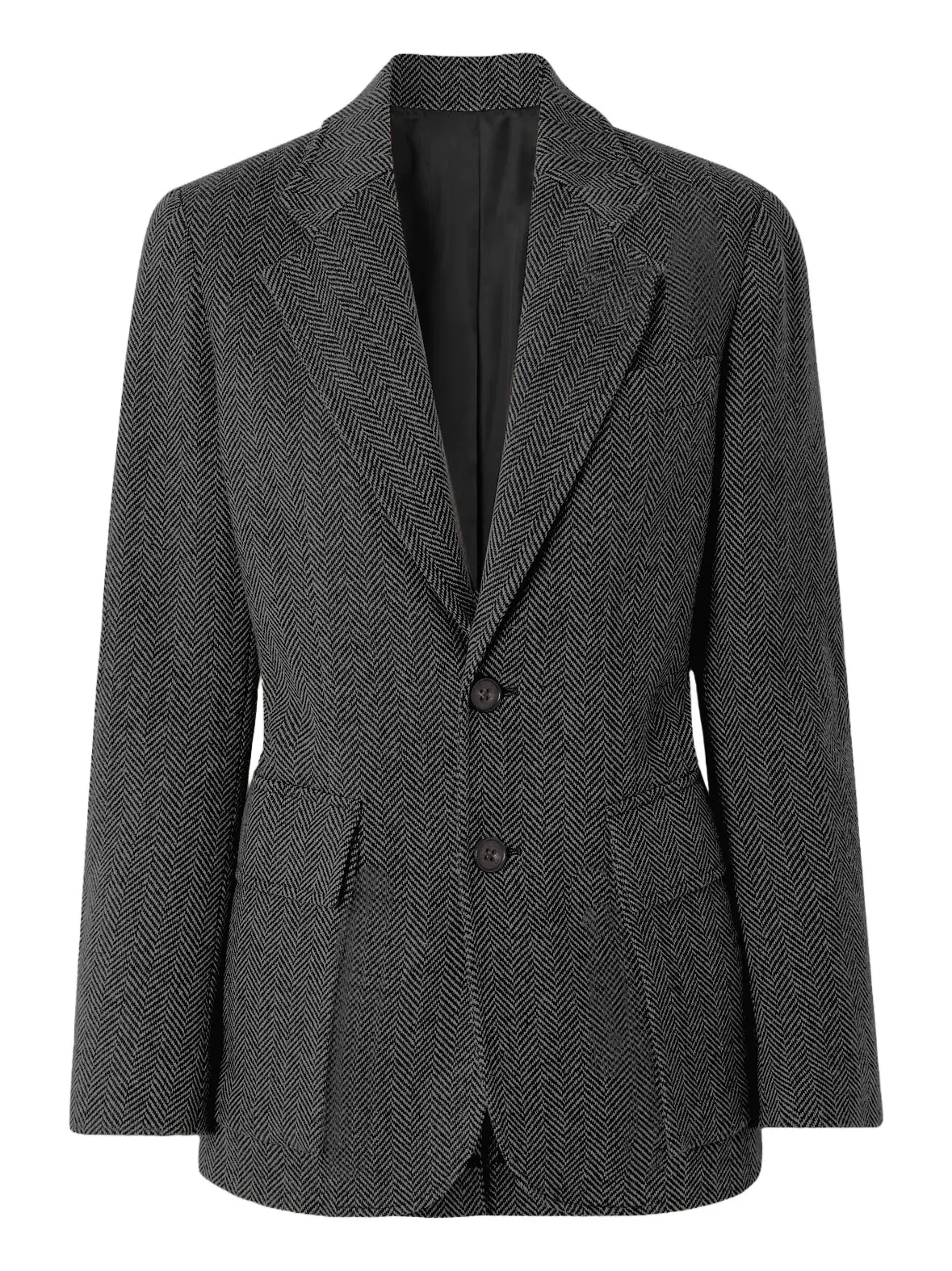 معاطف رياضية كلاسيكية للرجال على الطراز البريطاني الرجعية سترة تويد متعرجة للرجال بقصة ضيقة سترة بدلة واحدة الصدر للخريف والشتاء #2