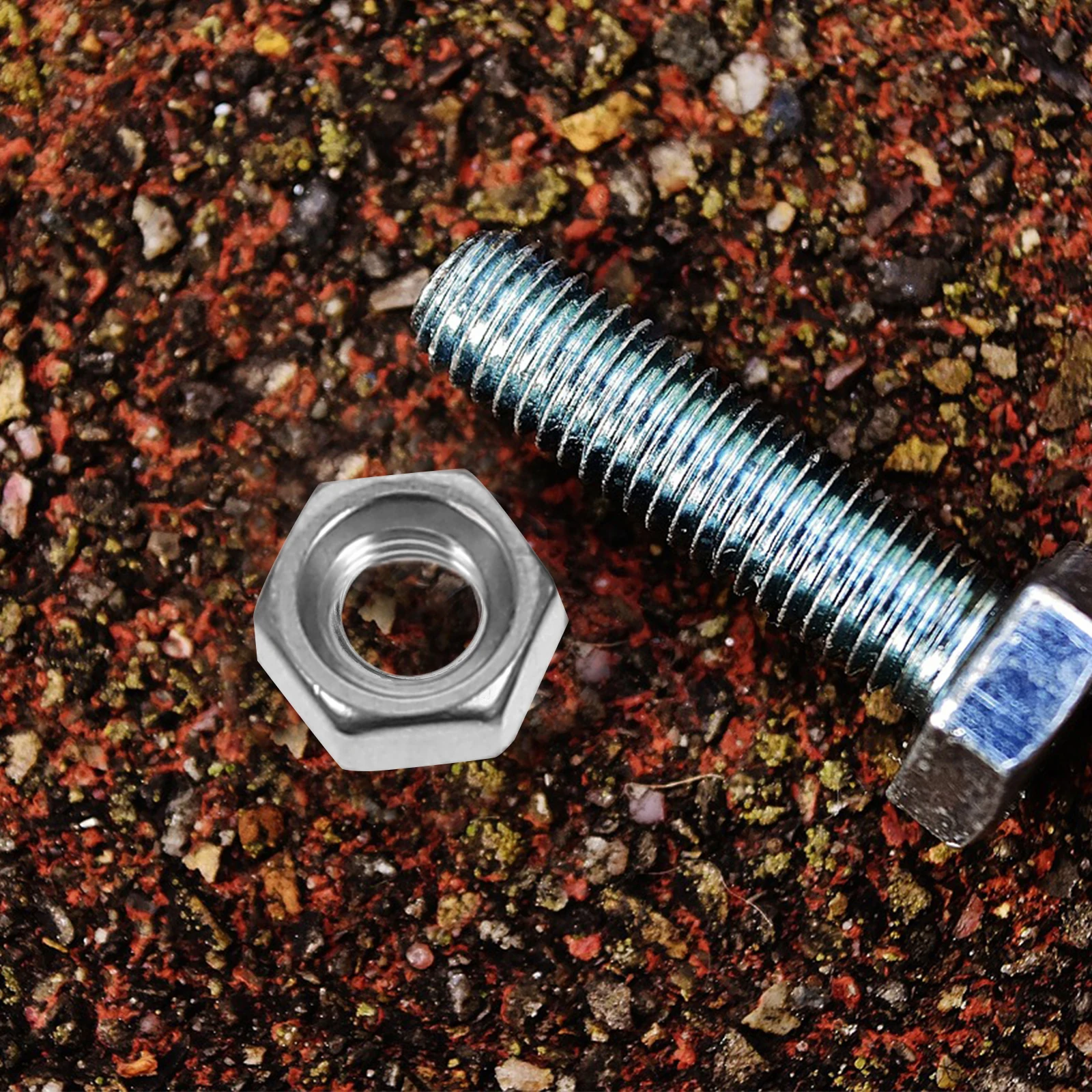 

180Pcs 304 Stainless Steel Hex Nuts Set High Strength Durable Locking Nuts for Machinery Lamp Parts Fasteners Fasteners for Lamp