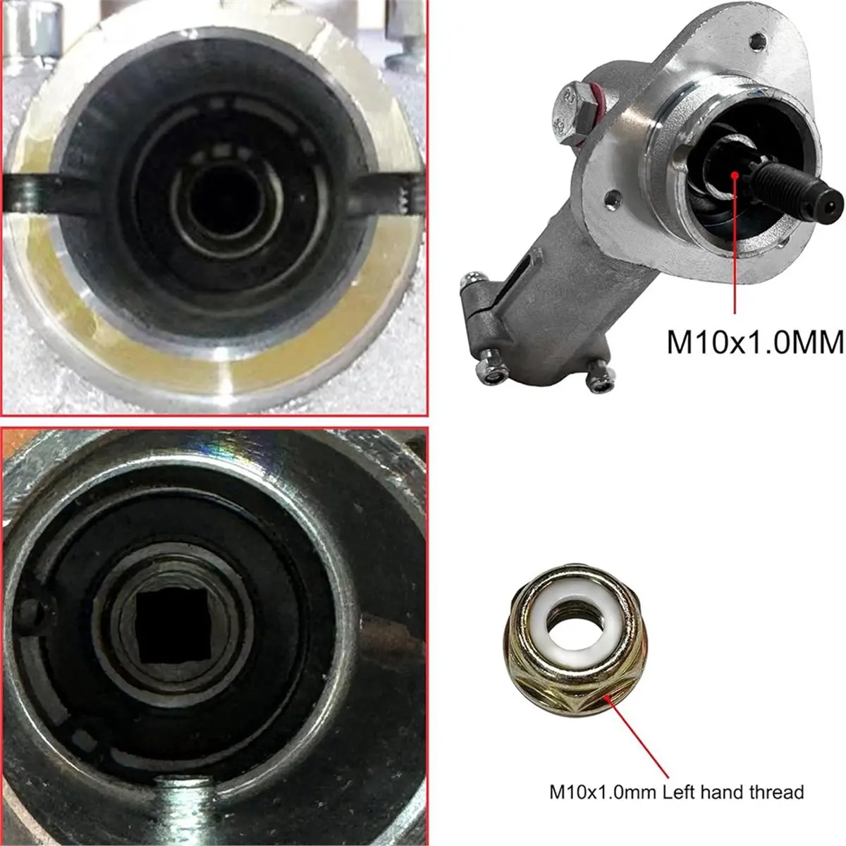 Trimmer Gear Head Kit for SRM-225 225i 2620 3020 225U 266U 280U Brushcutter Weed Eater Brush Cutter Part