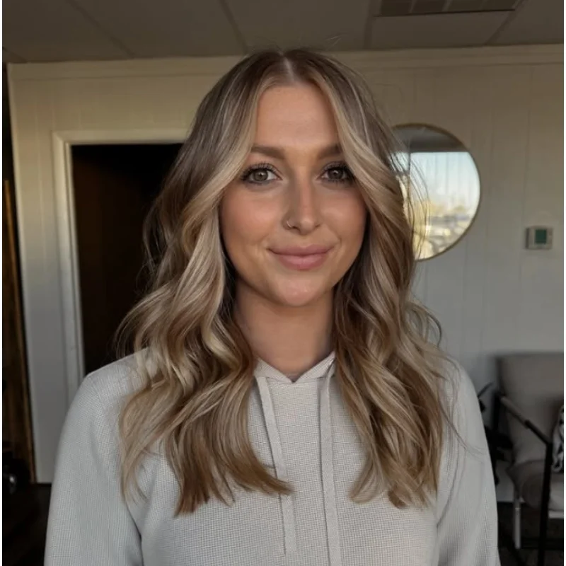 الجزء الأوسط الجذور الداكنة مقاومة للحرارة الباروكات للنساء الطبيعية شقراء براون بوب شعر مستعار الدانتيل الجبهة متموج يسلط الضوء على شعر مستعار اصطناعي