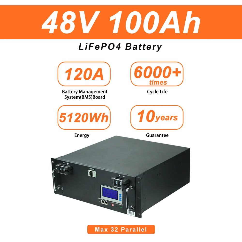 48V 100Ah Lifepo4 Pack Lithium Ion Solar Battery 5kwh 10kwh 48v 100ah 200ah 400ah 500ah Lifepo4 Battery