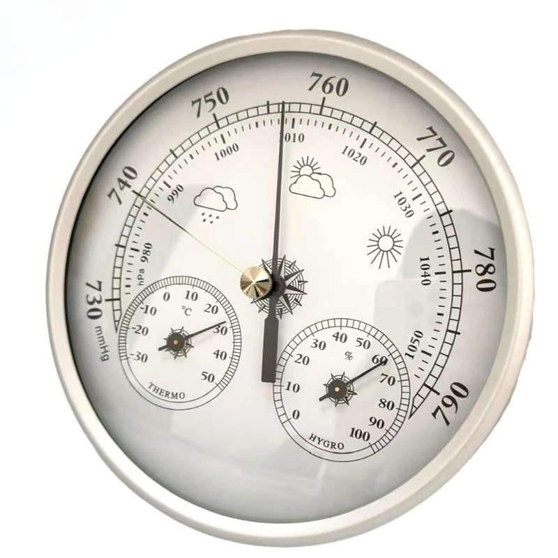 130MM three-in-one weather station thermometer hygrometer barometer multi-function