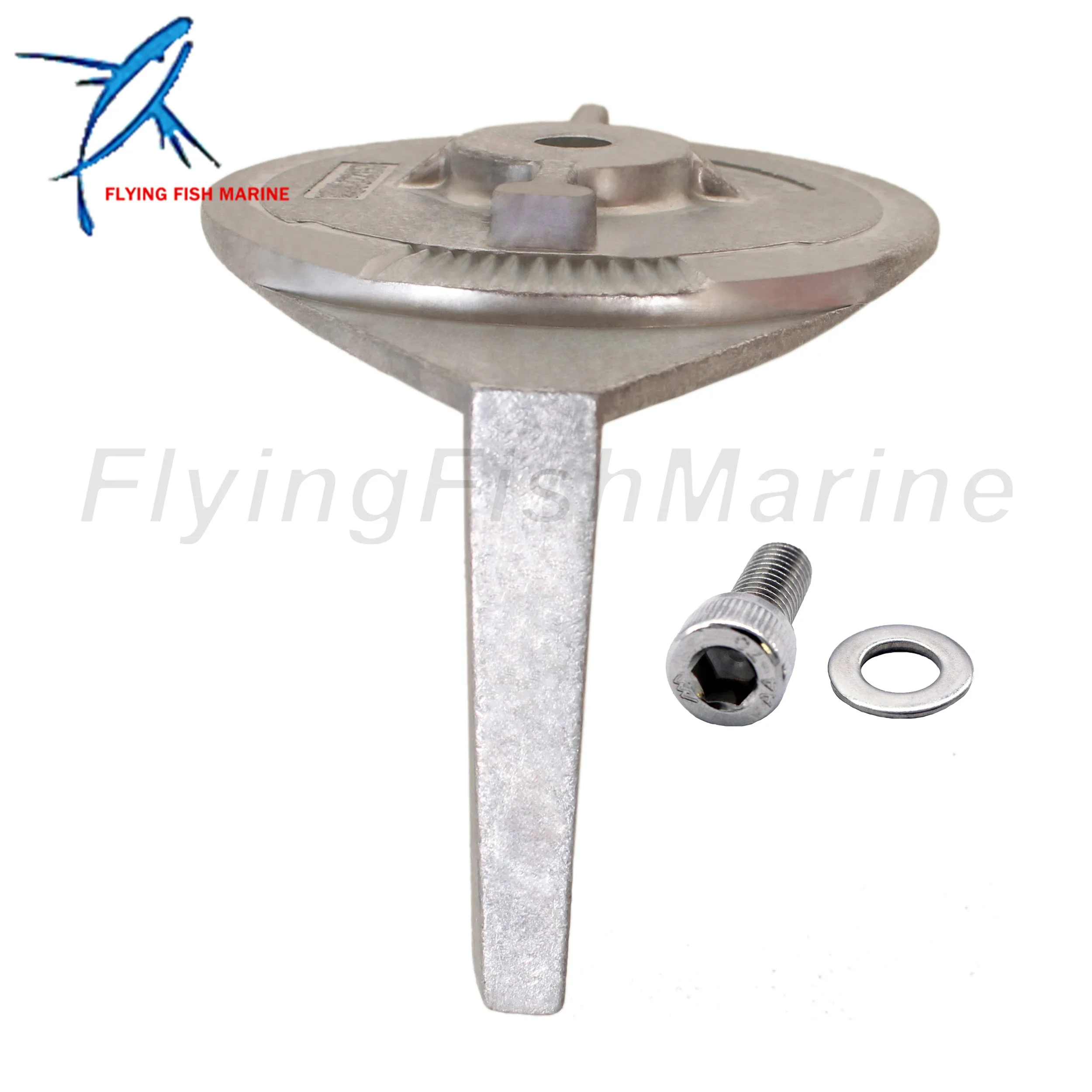 Лодочный мотор 822157 Анод T2 Trim Tab для Mercury Mariner Force 25HP 30HP 35HP 40HP 45HP 50HP 2/4 Stroke R.P 3,5", цинковый сплав