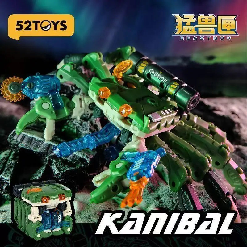 52toysbeast ボックスシリーズ カニバルカニ 変形玩具 フィギュア トレンディメカオーナメント 誕生日プレゼント 在庫あり