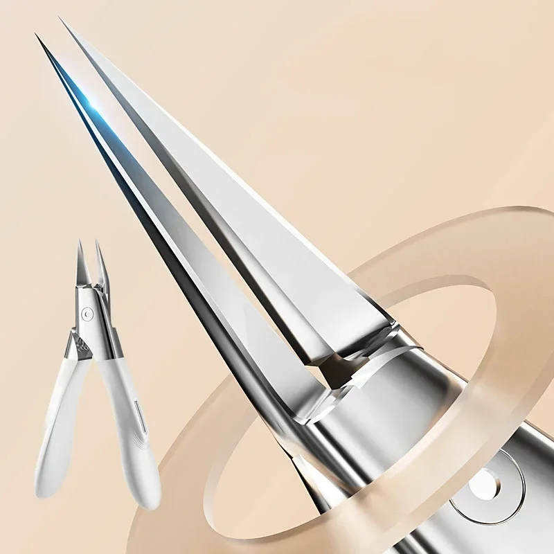 Cortador de unhas de aço inoxidável cortador de unhas pedicure manicure ferramenta alicate de sulco de unhas encravado paroníquia correção profissional