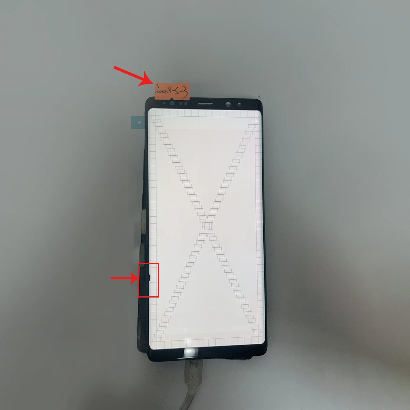 Super Amoled LCD For Samsung Galaxy Note 8 LCD Display Touch Screen Digitizer Assembly Replacement With Defect