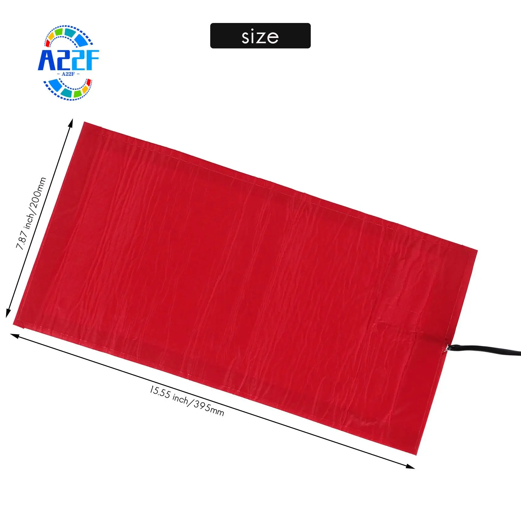 A22F-25W 12V Universal Motorcycle ATV Seat Heated Cushion Waterproof Pad Heating Pad Mat Winter Warmer