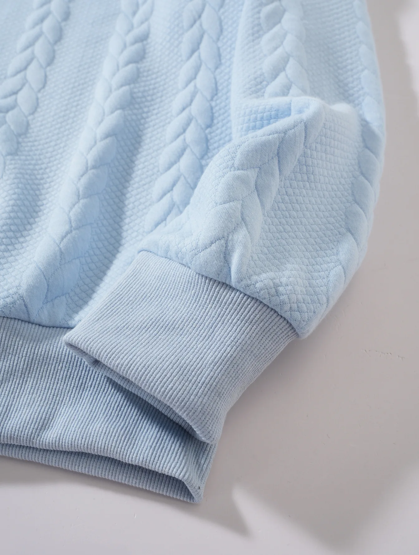 Herren Zweiteiliges Set aus Jacquard-Stoff: Kapuzenpullover mit Kordelzug und Weite Hose, Weiche Freizeitkleidung für Zuhause, Vielseitige Alltagskleidung für Männer – Detail 16