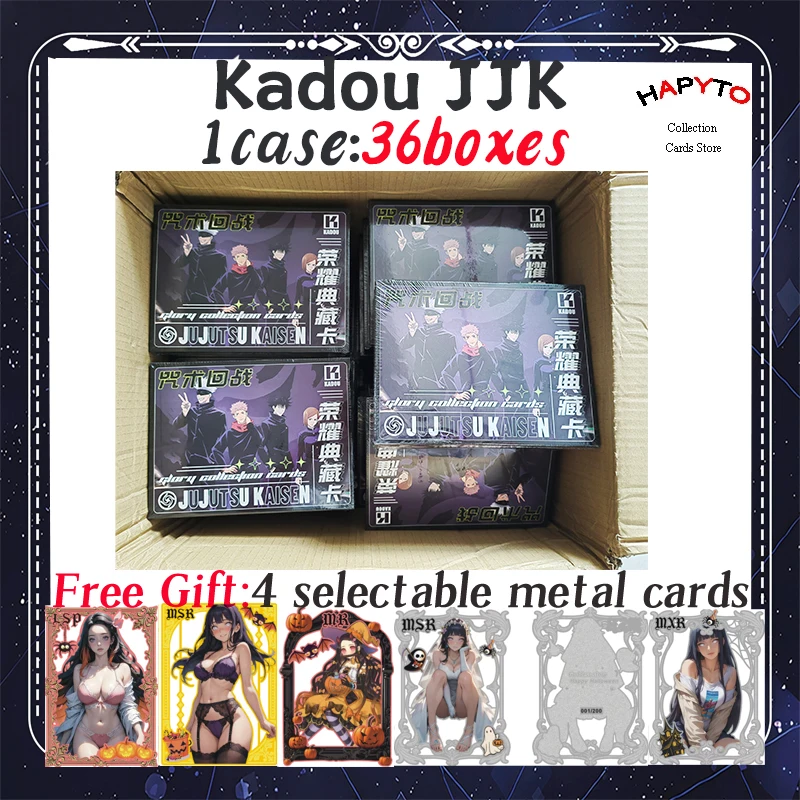 

Новинка 2024 г., карточки Kadou juютсу Kaisen JJK Booster Box, рождественский подарок для хобби Gojo Satoru Nanami Sukuna