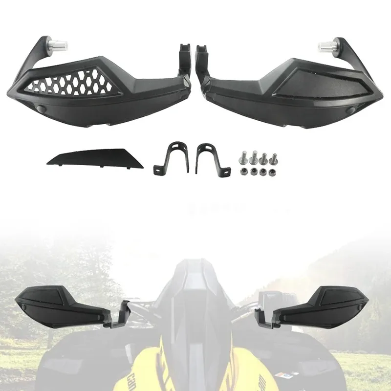 

ATV Hand Guard Wind Deflector Handlebar Protector Kit For Can-Am Outlander 450 500 650 800 1000 Renegade DS G2 G2L G2S