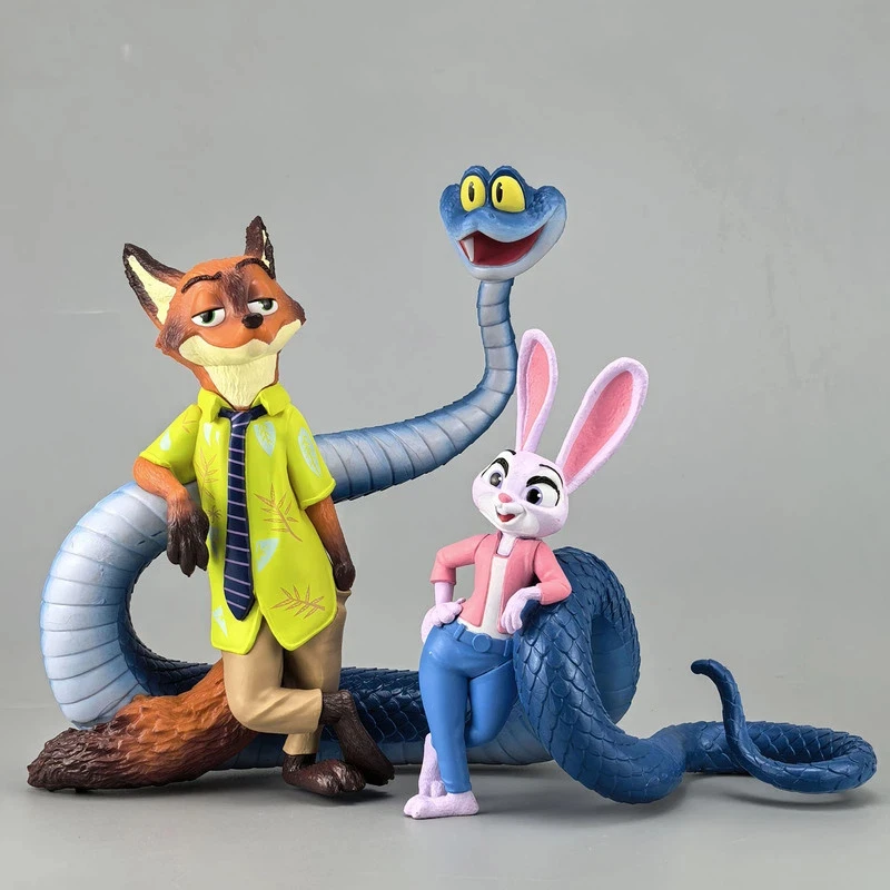

New Zootopia 2 Judy Hopps Nick Wilde Gary Action Figure PVC Model Doll 2 Color Options Creative Desk Decor Cute Kids Xmas Gift