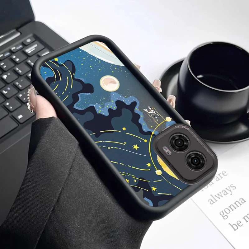 G24 Night Sky New Sky Eye Phone Case For Motorola Moto G24 G24Power G54Power G20 G54 G84 G53 E40 E32 G04 G22 G30 G34 G53 Cover