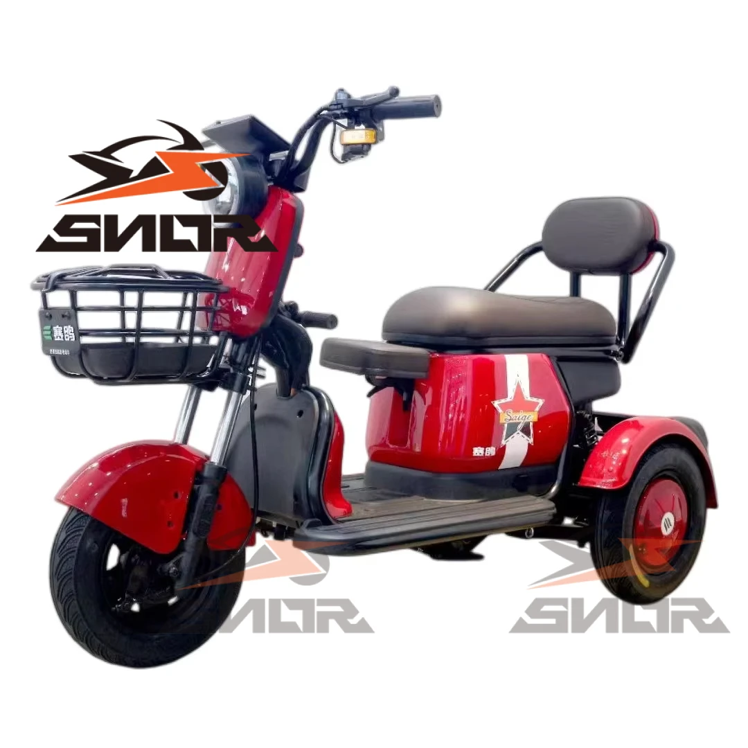 

China 3 Wheels Adult Electric Tricycle with Child Seat and Handle Bar EEC Certificate Cheaper E-Trikes Electric Tricycles