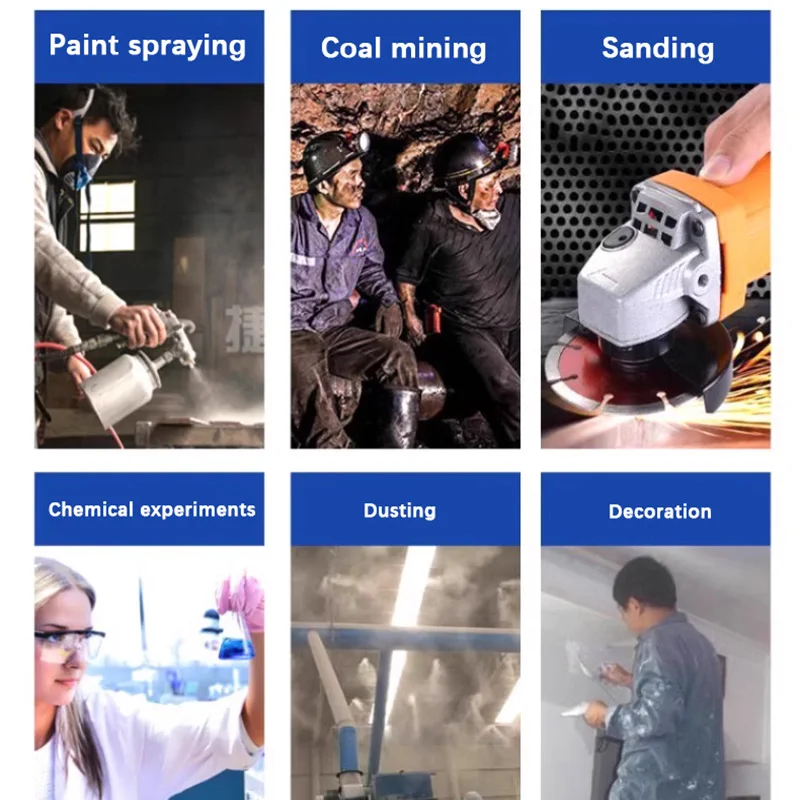 3M 5N11 Carta da filtro in cotone antipolvere 501 6001/6200/7502/6800 Accessori per maschera spray chimica Antipolvere