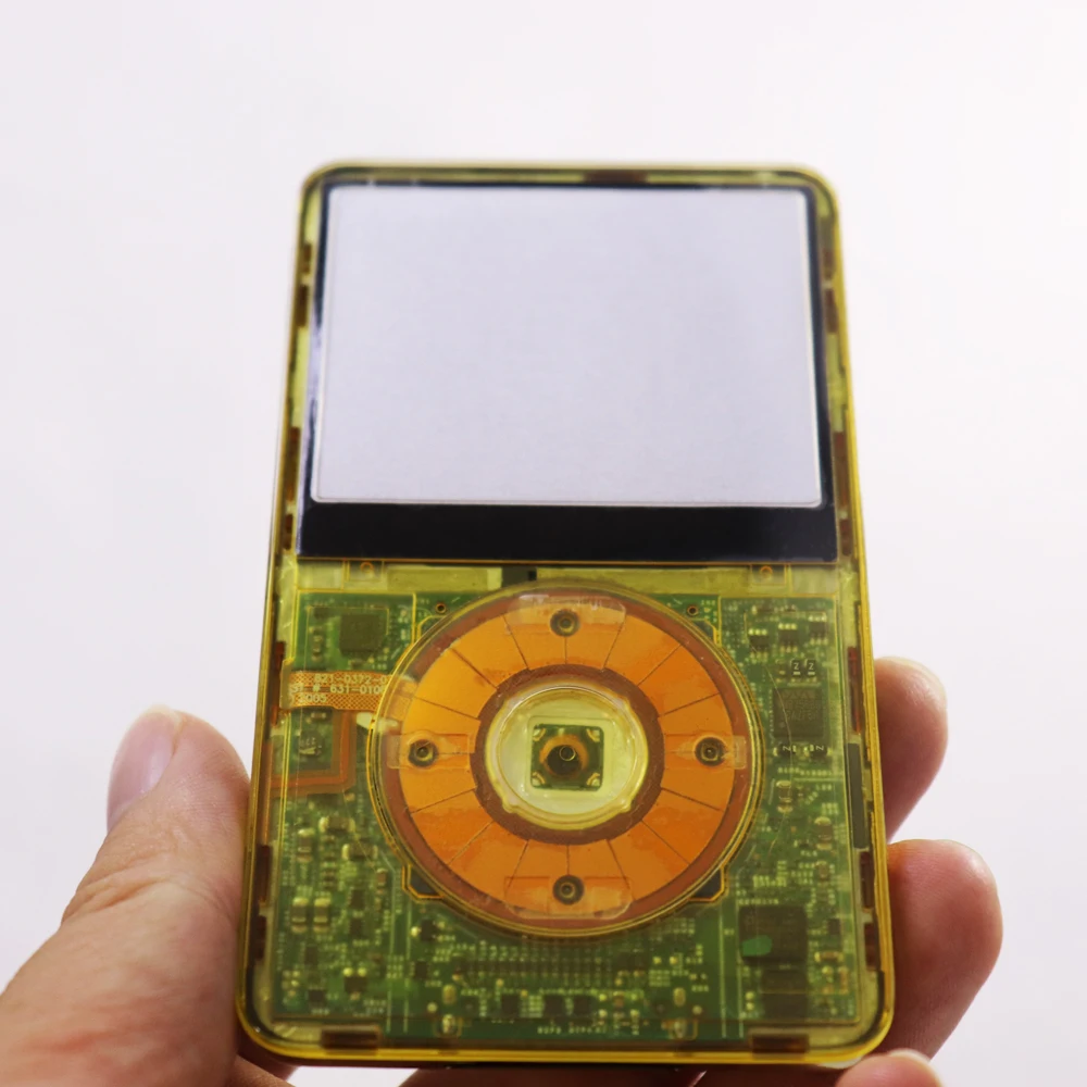 Transparente Frontplatte mit Mittelknopf für iPod Video 5. Generation 30GB 60GB 5.5. Generation 30GB 80GB Kunststoffgehäuse – Detail 18