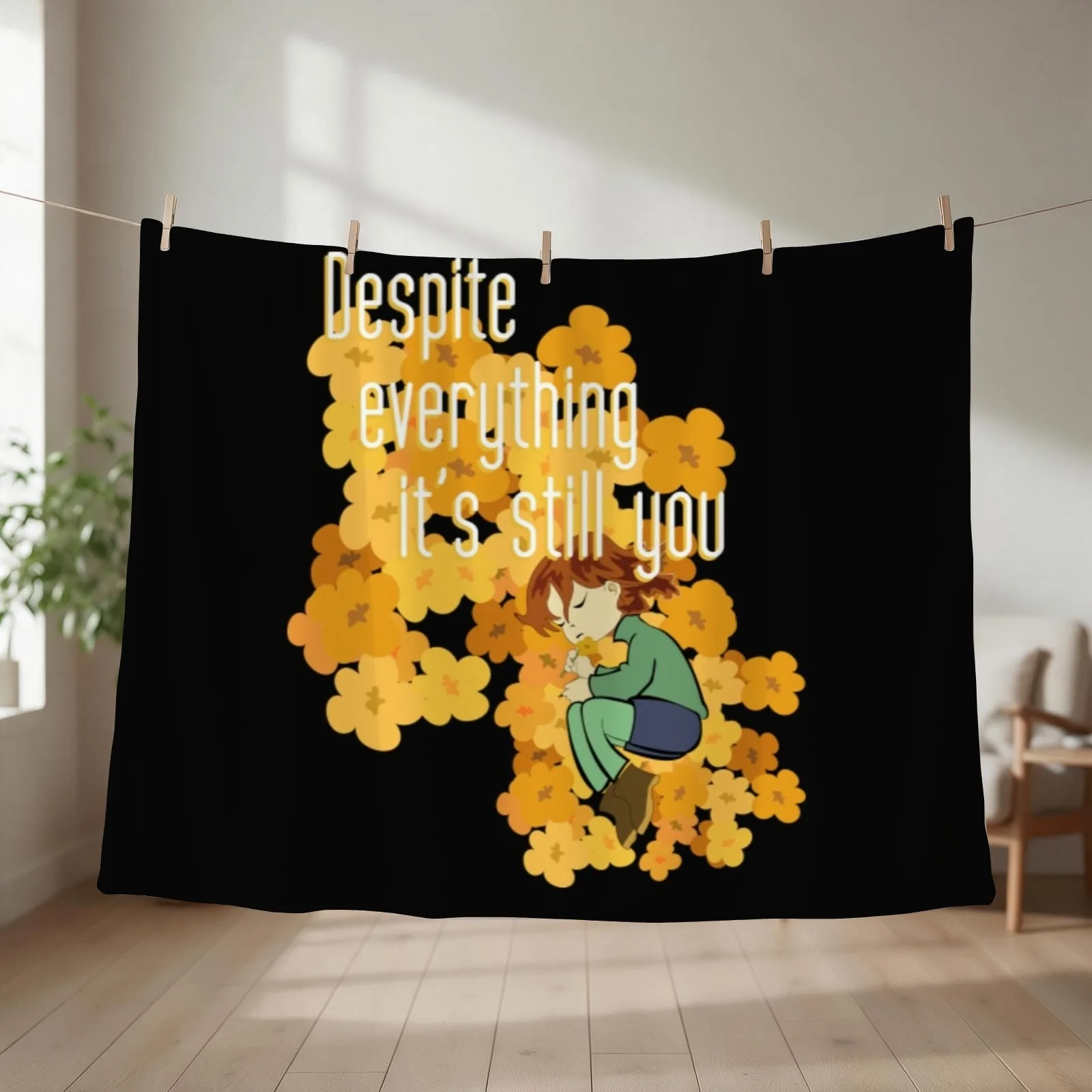 Despite Everything Its Still You Throw Blanket couch cozy soft plush fuzzy picnic outdoor blanket